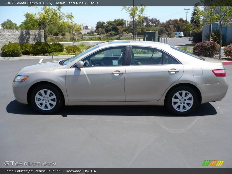 Desert Sand Mica / Bisque 2007 Toyota Camry XLE V6