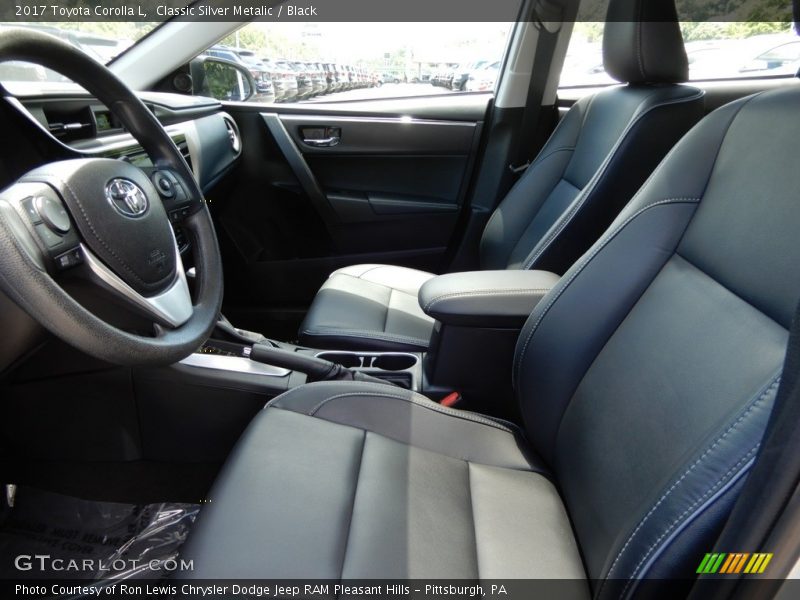 Classic Silver Metalic / Black 2017 Toyota Corolla L
