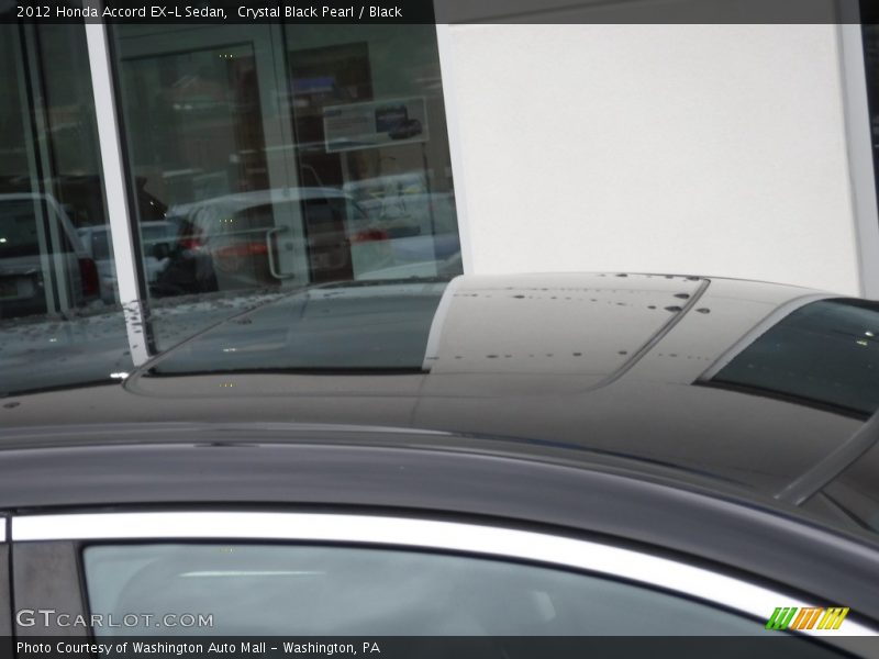 Crystal Black Pearl / Black 2012 Honda Accord EX-L Sedan