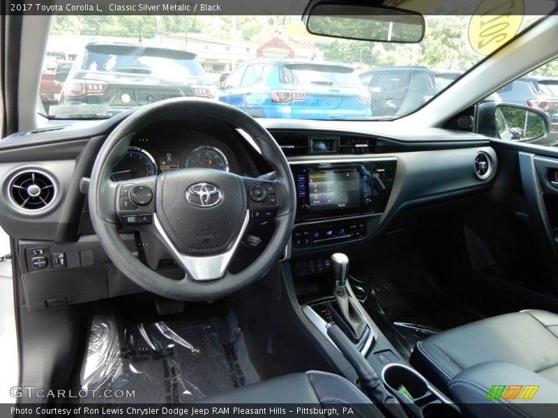 Classic Silver Metalic / Black 2017 Toyota Corolla L