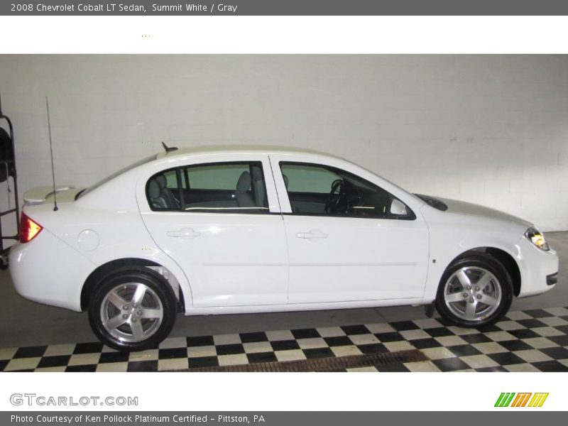 Summit White / Gray 2008 Chevrolet Cobalt LT Sedan