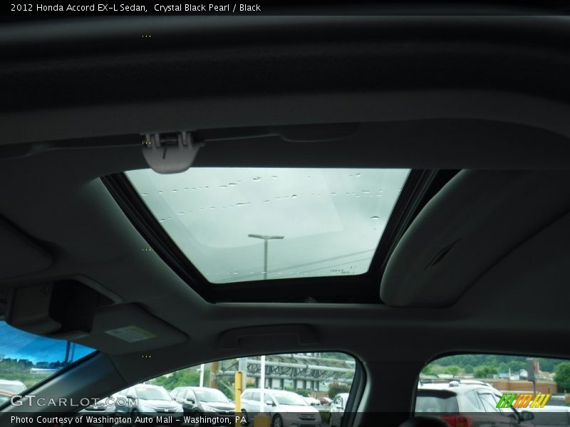 Crystal Black Pearl / Black 2012 Honda Accord EX-L Sedan