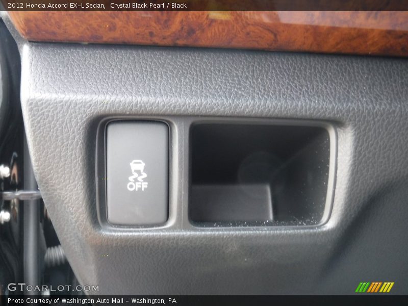 Crystal Black Pearl / Black 2012 Honda Accord EX-L Sedan
