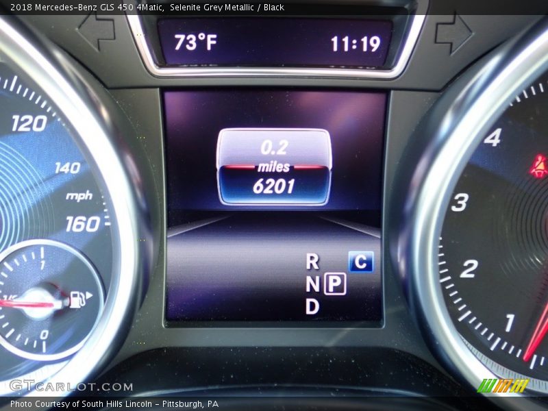 Selenite Grey Metallic / Black 2018 Mercedes-Benz GLS 450 4Matic