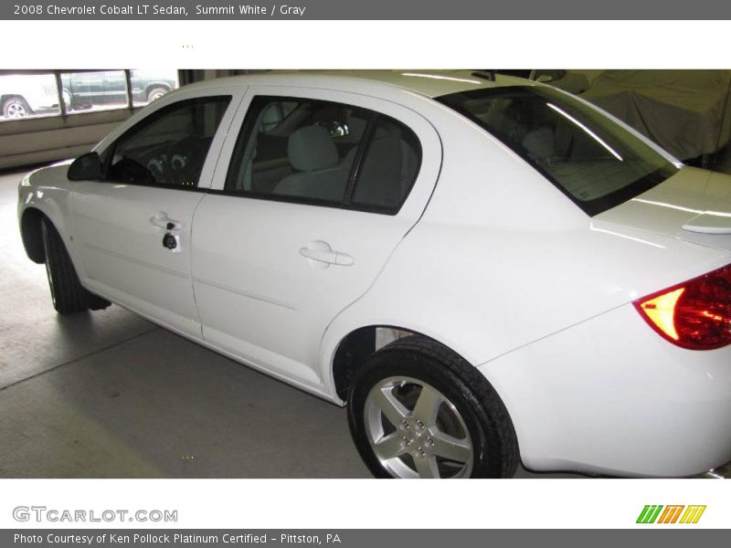 Summit White / Gray 2008 Chevrolet Cobalt LT Sedan