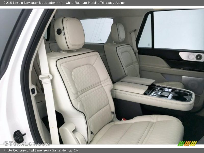 Rear Seat of 2018 Navigator Black Label 4x4