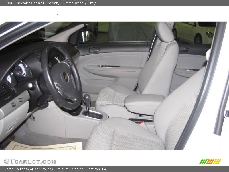 Summit White / Gray 2008 Chevrolet Cobalt LT Sedan