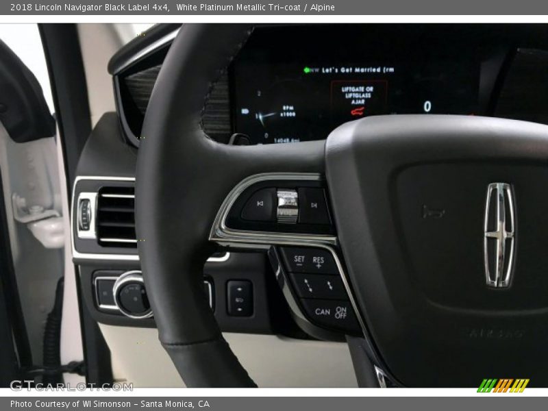  2018 Navigator Black Label 4x4 Steering Wheel