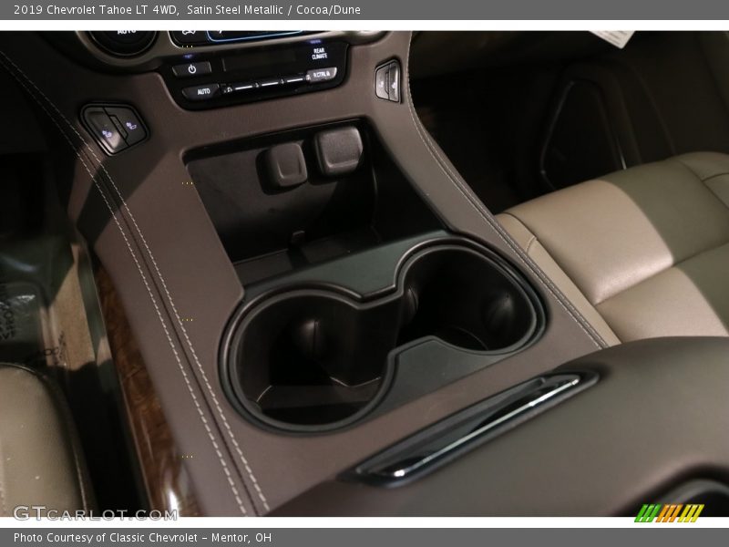 Satin Steel Metallic / Cocoa/Dune 2019 Chevrolet Tahoe LT 4WD