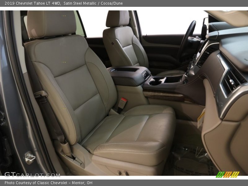 Satin Steel Metallic / Cocoa/Dune 2019 Chevrolet Tahoe LT 4WD