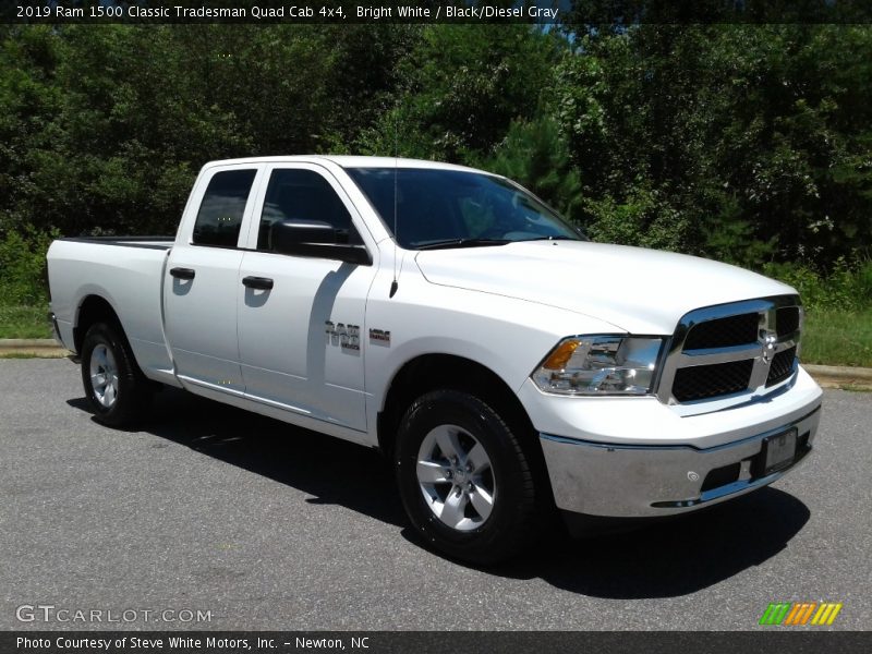 Bright White / Black/Diesel Gray 2019 Ram 1500 Classic Tradesman Quad Cab 4x4