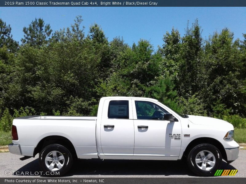 Bright White / Black/Diesel Gray 2019 Ram 1500 Classic Tradesman Quad Cab 4x4
