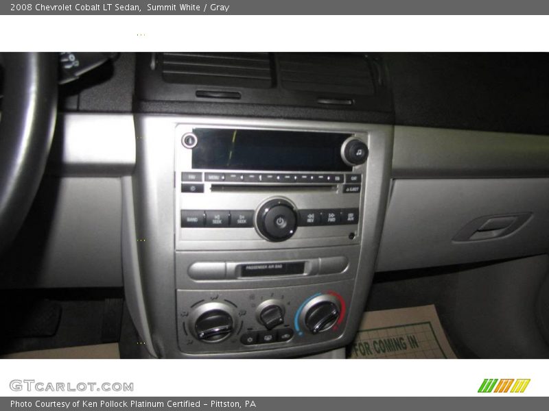 Summit White / Gray 2008 Chevrolet Cobalt LT Sedan