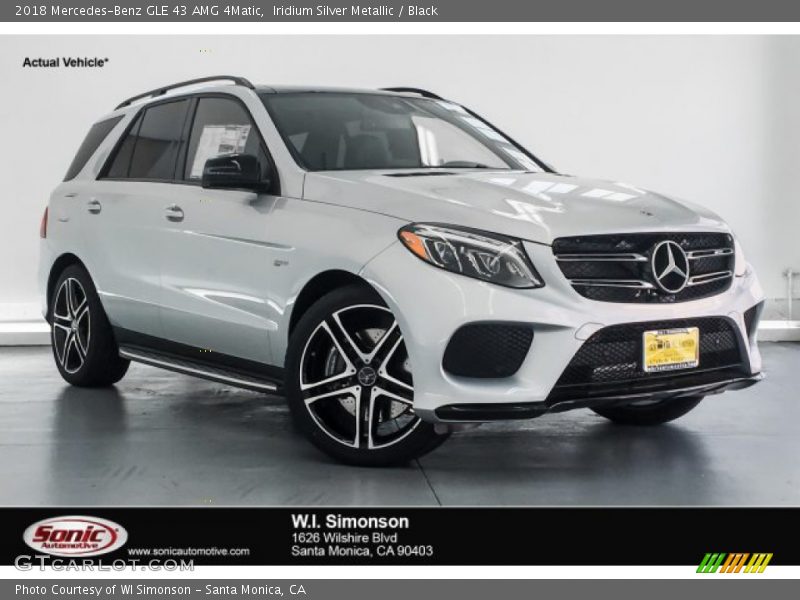 Iridium Silver Metallic / Black 2018 Mercedes-Benz GLE 43 AMG 4Matic