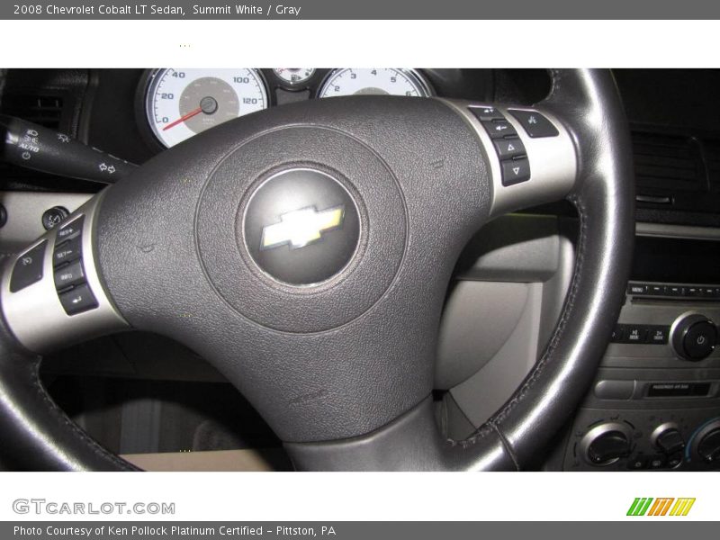 Summit White / Gray 2008 Chevrolet Cobalt LT Sedan