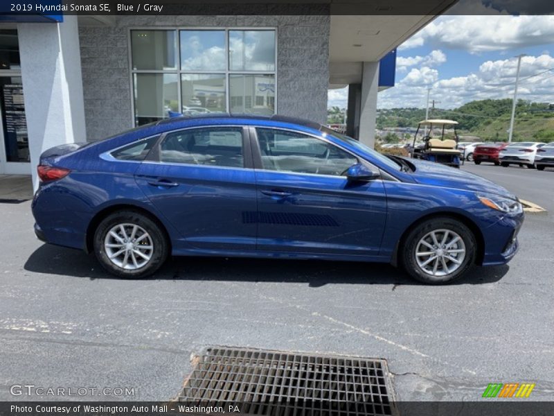 Blue / Gray 2019 Hyundai Sonata SE