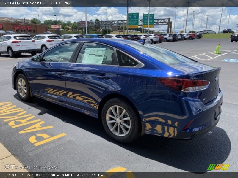 Blue / Gray 2019 Hyundai Sonata SE