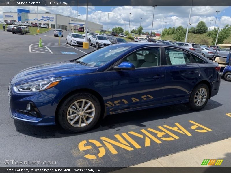 Blue / Gray 2019 Hyundai Sonata SE