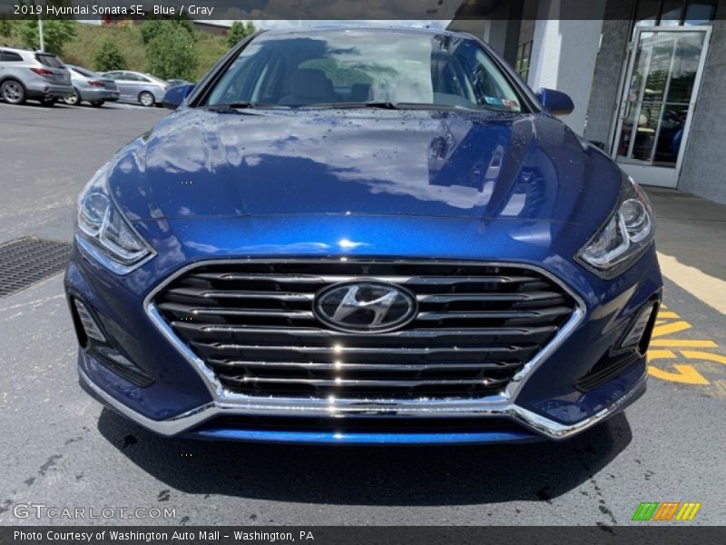 Blue / Gray 2019 Hyundai Sonata SE