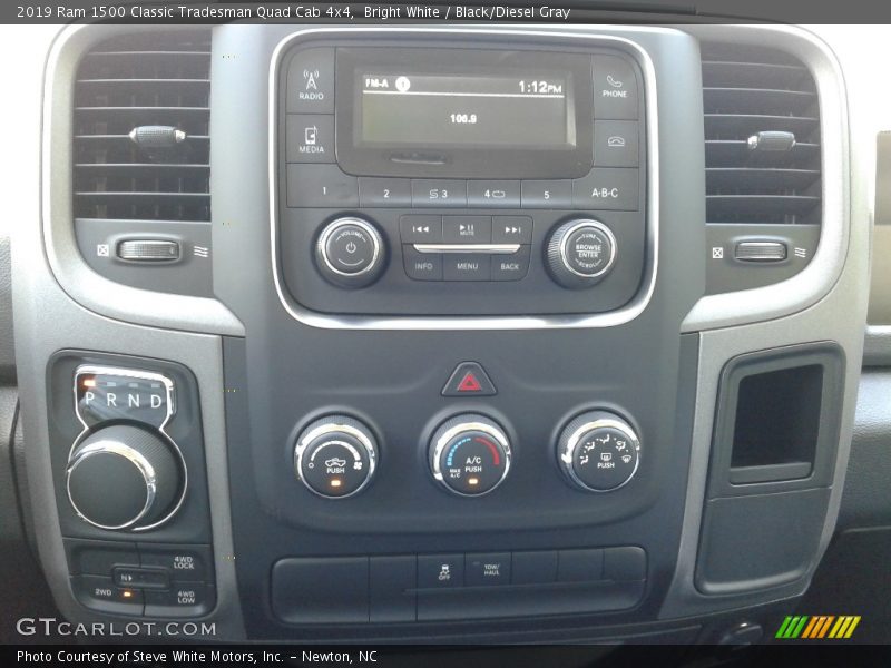 Bright White / Black/Diesel Gray 2019 Ram 1500 Classic Tradesman Quad Cab 4x4