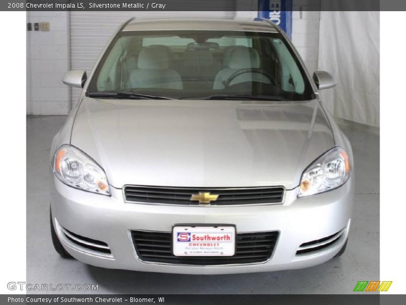Silverstone Metallic / Gray 2008 Chevrolet Impala LS