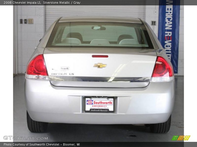 Silverstone Metallic / Gray 2008 Chevrolet Impala LS