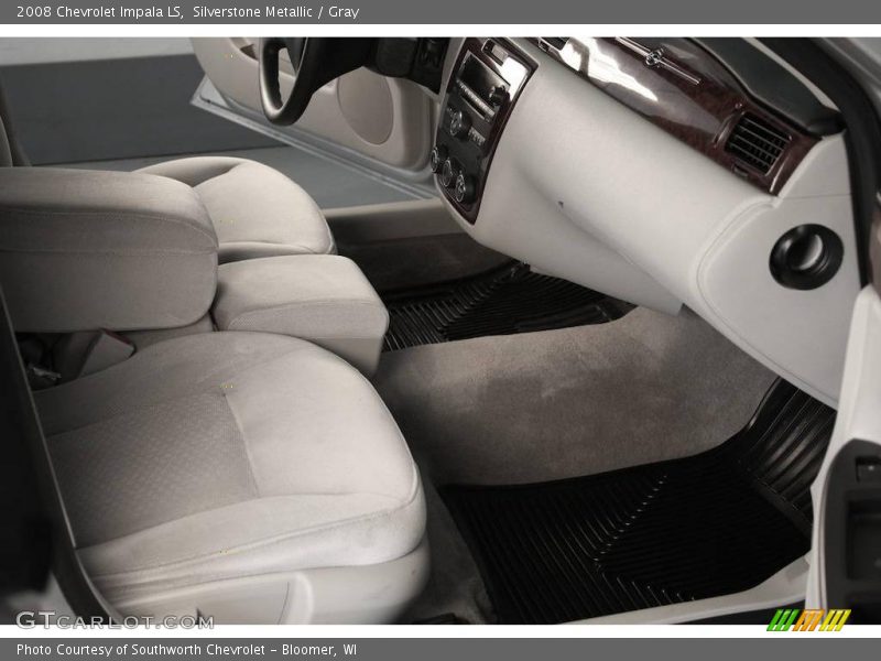 Silverstone Metallic / Gray 2008 Chevrolet Impala LS