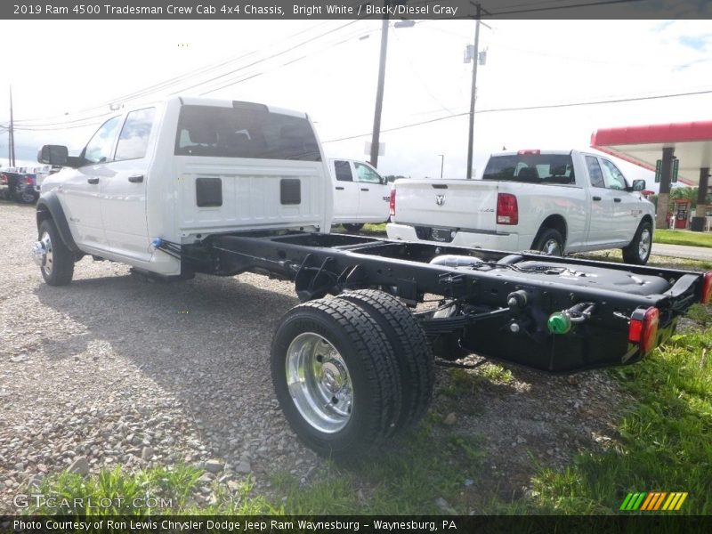 Bright White / Black/Diesel Gray 2019 Ram 4500 Tradesman Crew Cab 4x4 Chassis