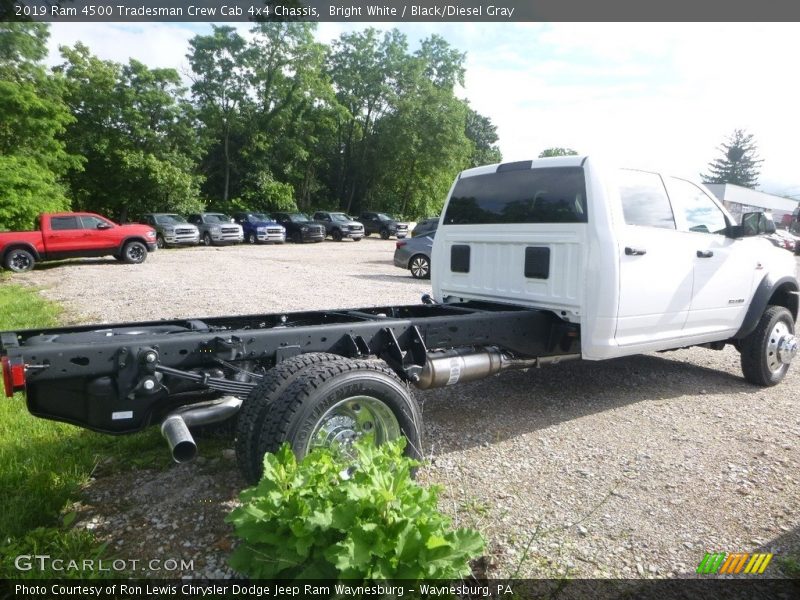 Bright White / Black/Diesel Gray 2019 Ram 4500 Tradesman Crew Cab 4x4 Chassis