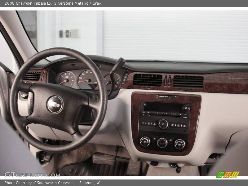 Silverstone Metallic / Gray 2008 Chevrolet Impala LS