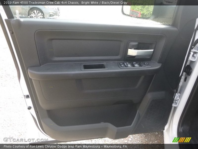Bright White / Black/Diesel Gray 2019 Ram 4500 Tradesman Crew Cab 4x4 Chassis