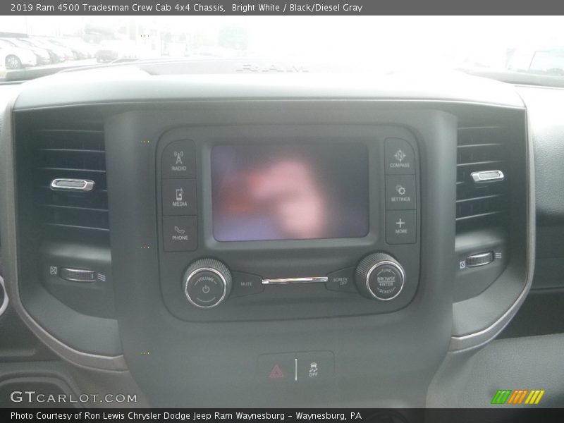 Bright White / Black/Diesel Gray 2019 Ram 4500 Tradesman Crew Cab 4x4 Chassis