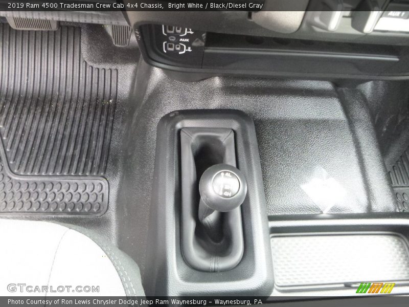 Bright White / Black/Diesel Gray 2019 Ram 4500 Tradesman Crew Cab 4x4 Chassis