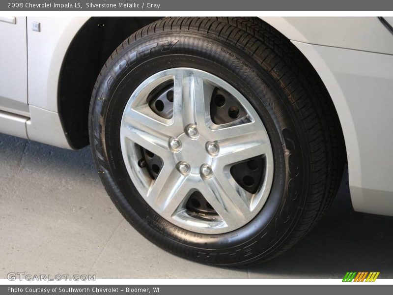 Silverstone Metallic / Gray 2008 Chevrolet Impala LS