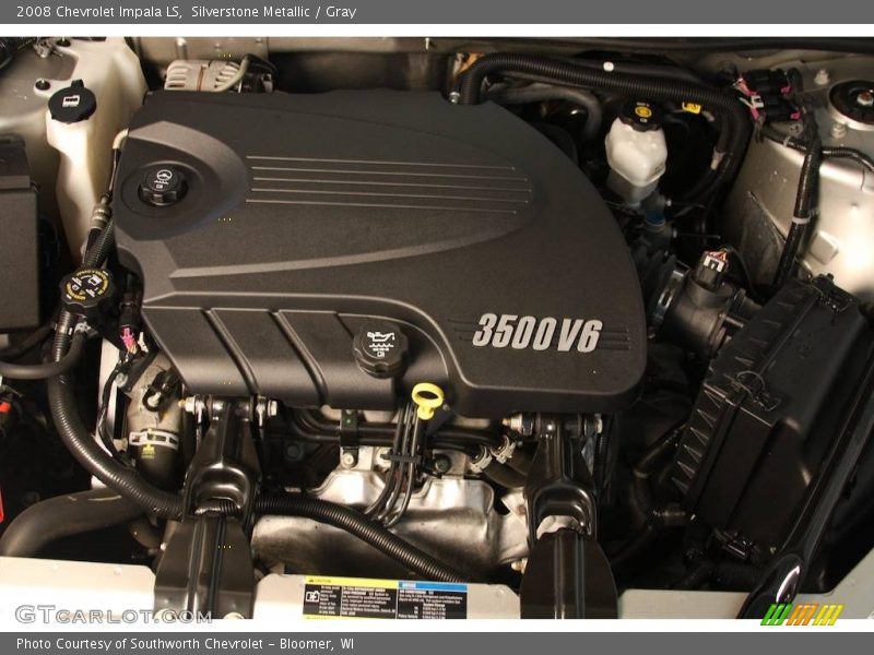 Silverstone Metallic / Gray 2008 Chevrolet Impala LS