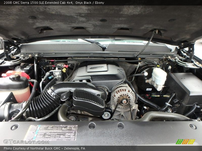 Onyx Black / Ebony 2008 GMC Sierra 1500 SLE Extended Cab 4x4