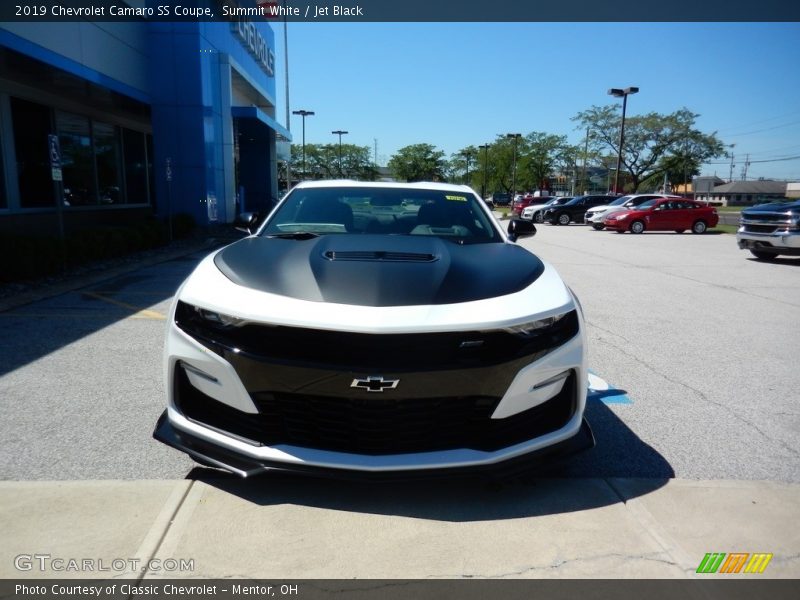 Summit White / Jet Black 2019 Chevrolet Camaro SS Coupe
