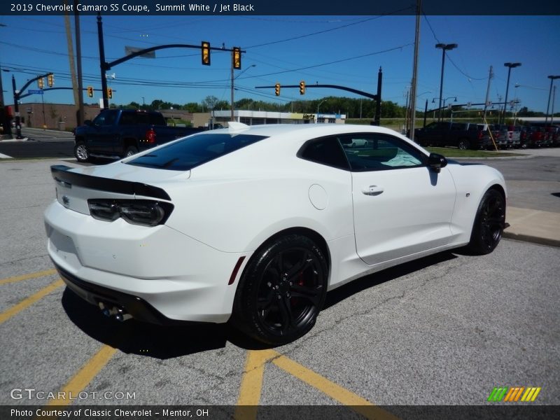Summit White / Jet Black 2019 Chevrolet Camaro SS Coupe