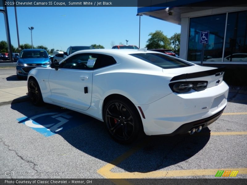 Summit White / Jet Black 2019 Chevrolet Camaro SS Coupe