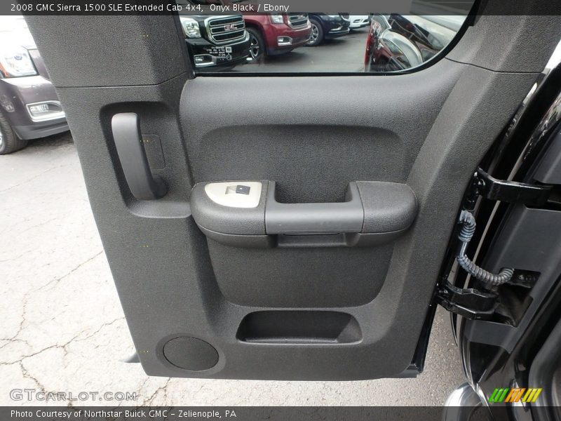 Onyx Black / Ebony 2008 GMC Sierra 1500 SLE Extended Cab 4x4