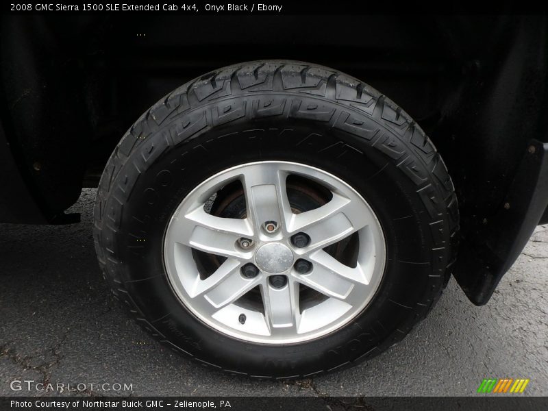 Onyx Black / Ebony 2008 GMC Sierra 1500 SLE Extended Cab 4x4