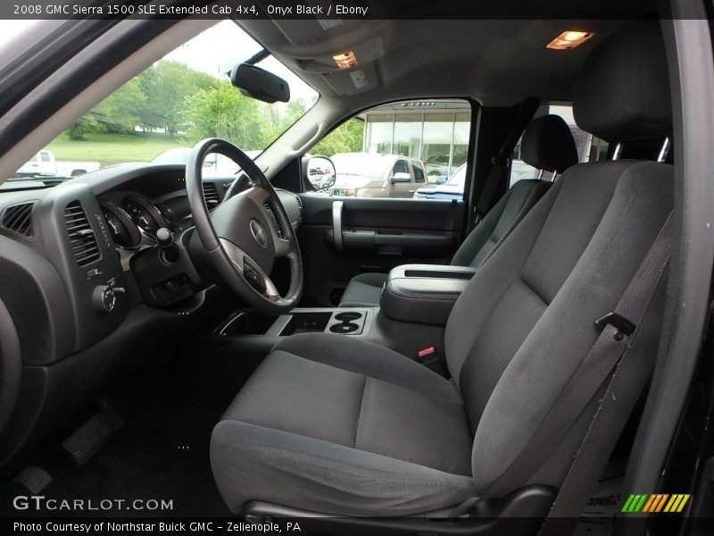 Onyx Black / Ebony 2008 GMC Sierra 1500 SLE Extended Cab 4x4