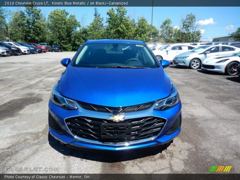 Kinetic Blue Metallic / Jet Black/­Galvanized 2019 Chevrolet Cruze LT