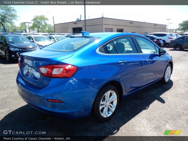 Kinetic Blue Metallic / Jet Black/­Galvanized 2019 Chevrolet Cruze LT