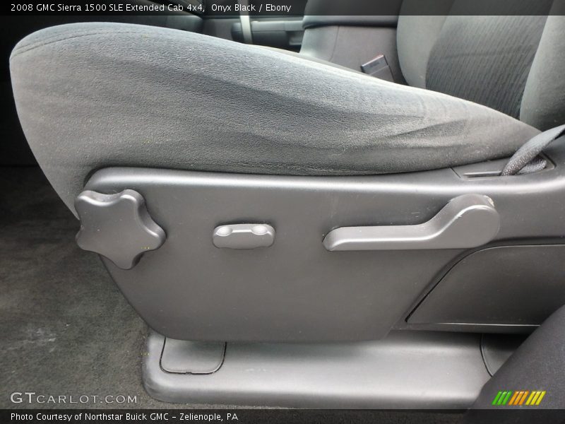 Onyx Black / Ebony 2008 GMC Sierra 1500 SLE Extended Cab 4x4
