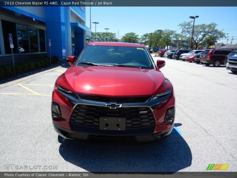 Cajun Red Tintcoat / Jet Black 2019 Chevrolet Blazer RS AWD