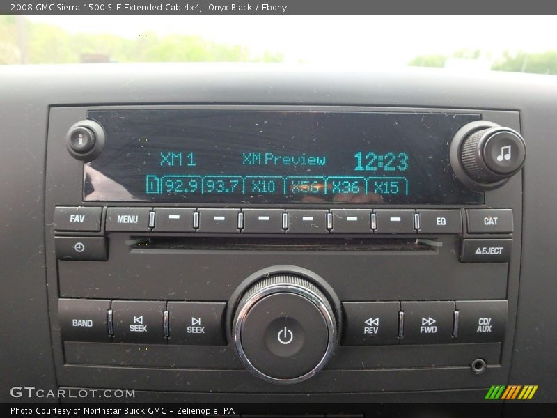 Onyx Black / Ebony 2008 GMC Sierra 1500 SLE Extended Cab 4x4