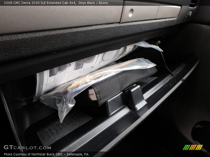 Onyx Black / Ebony 2008 GMC Sierra 1500 SLE Extended Cab 4x4