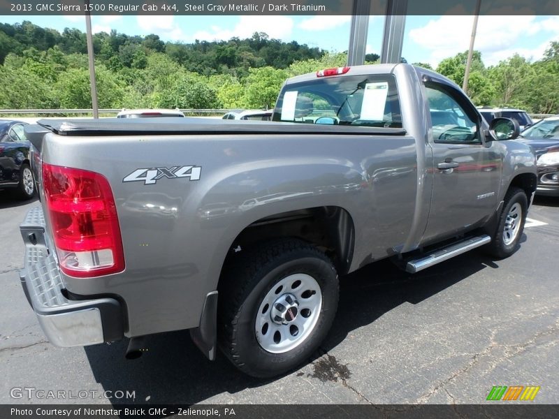 Steel Gray Metallic / Dark Titanium 2013 GMC Sierra 1500 Regular Cab 4x4