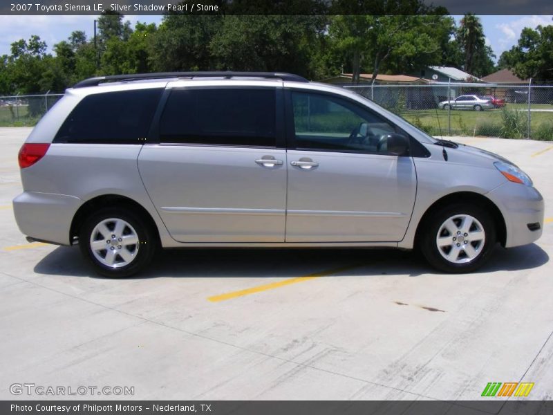 Silver Shadow Pearl / Stone 2007 Toyota Sienna LE